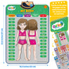 Human Body Poster for Kids: Organs, Muscles & Bones - Spanish and English - Gufino Bilingual Learning