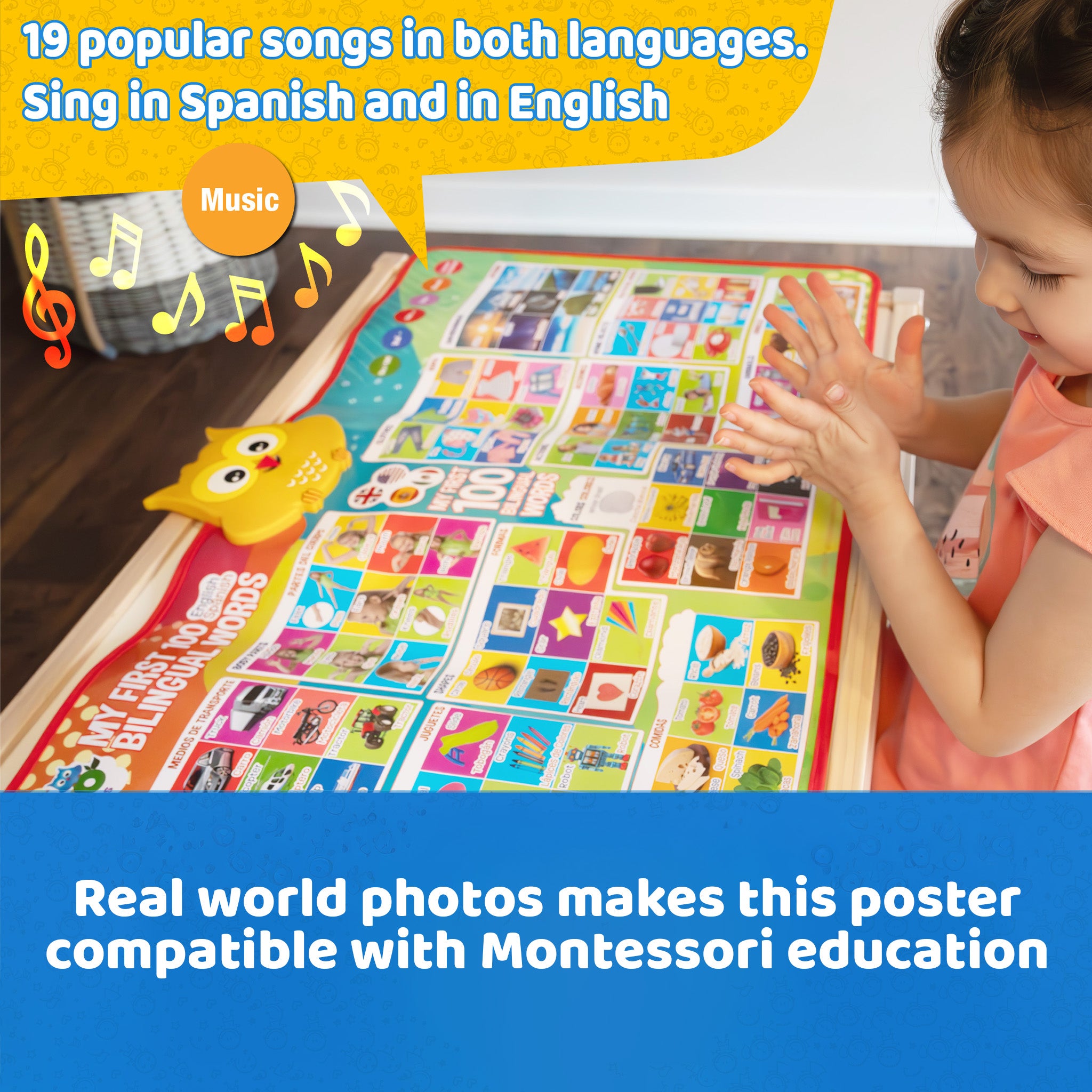 First 100 Bilingual Words in English & Spanish - Gufino Bilingual Learning