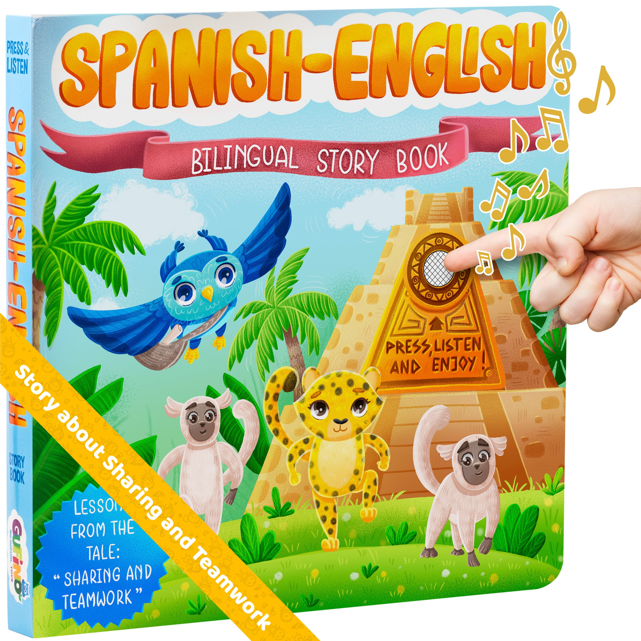 Bilingual Story - Gufino Travels to Mexico - Spanish & English Bilingual Sound Book